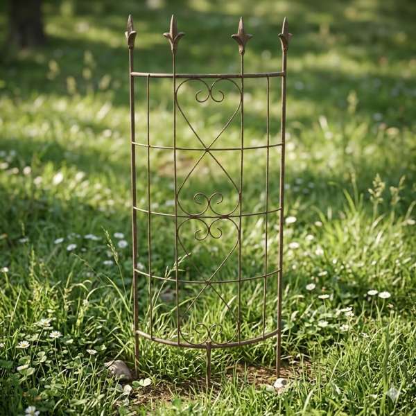 Halbrundes Rankgitter Helios ca. 80 cm - Gartendekoration